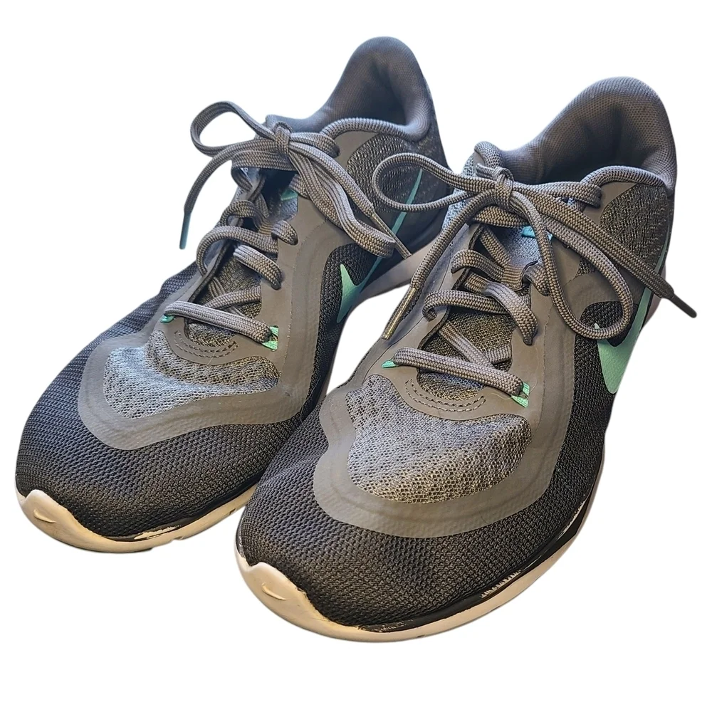 Nike Flex TR 6 Women’s Training Shoes Gray Teal Size 8.5 Lightweight